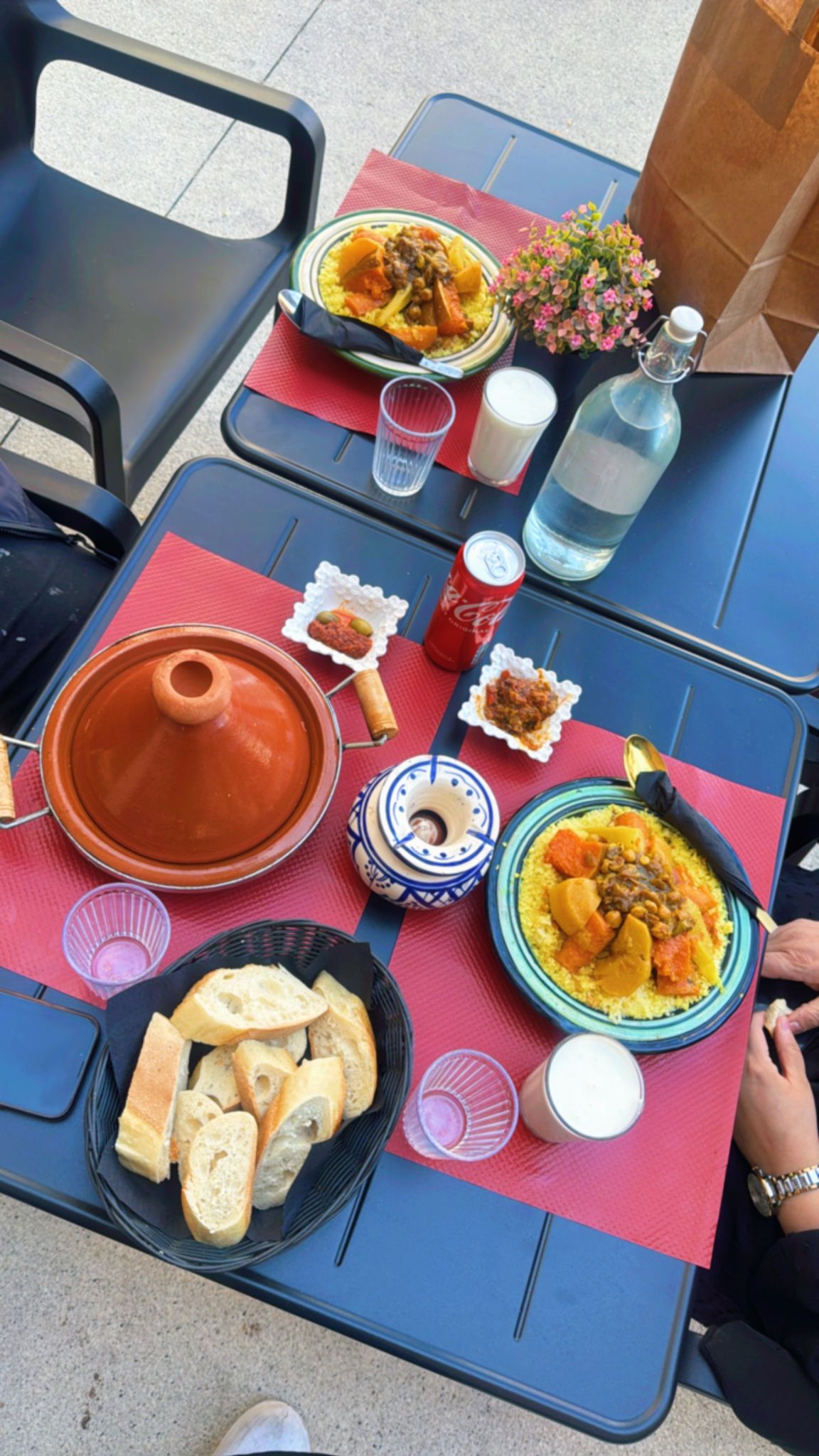 Table dressée Restaurant Marrakech